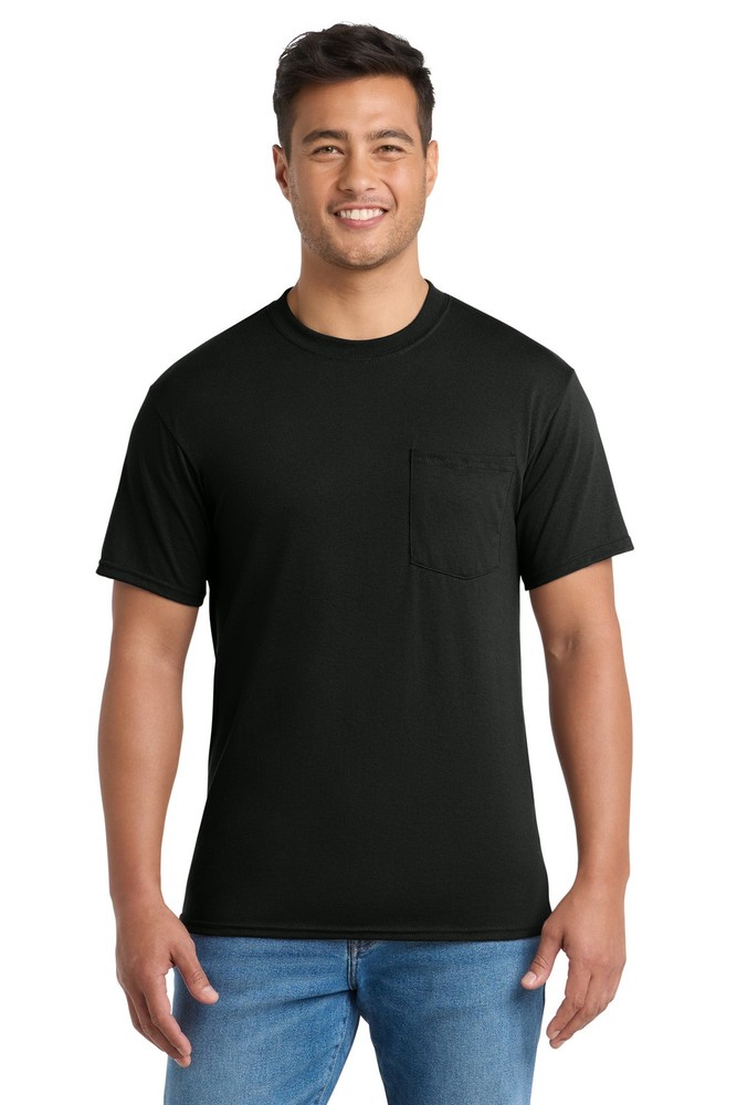 Port & Co Core Blend Pocket Tee PC55P