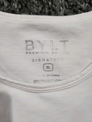 BYLT Premium Basics Shirt Mens XL White Signature Crewneck Tee Shirt Extra Large