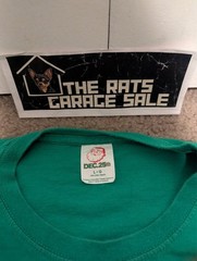 Elf Shirt Large Green Costume Santa Helper Christmas Crew Neck Short Sleeve