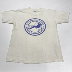 Vtg New York State Police Mens T-Shirt L Mobile Response Team Big Logo Graphic