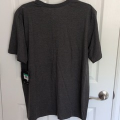 NWT Nike The Nike Tee Men’s Gray Logo Crew Neck Short Sleeve XL