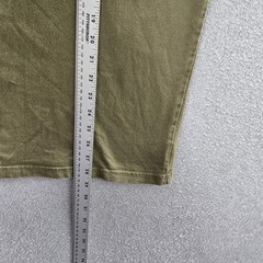 American Eagle Outfitters Men Shirt L/G/G Olive Green Globe Graphic Tee Logo