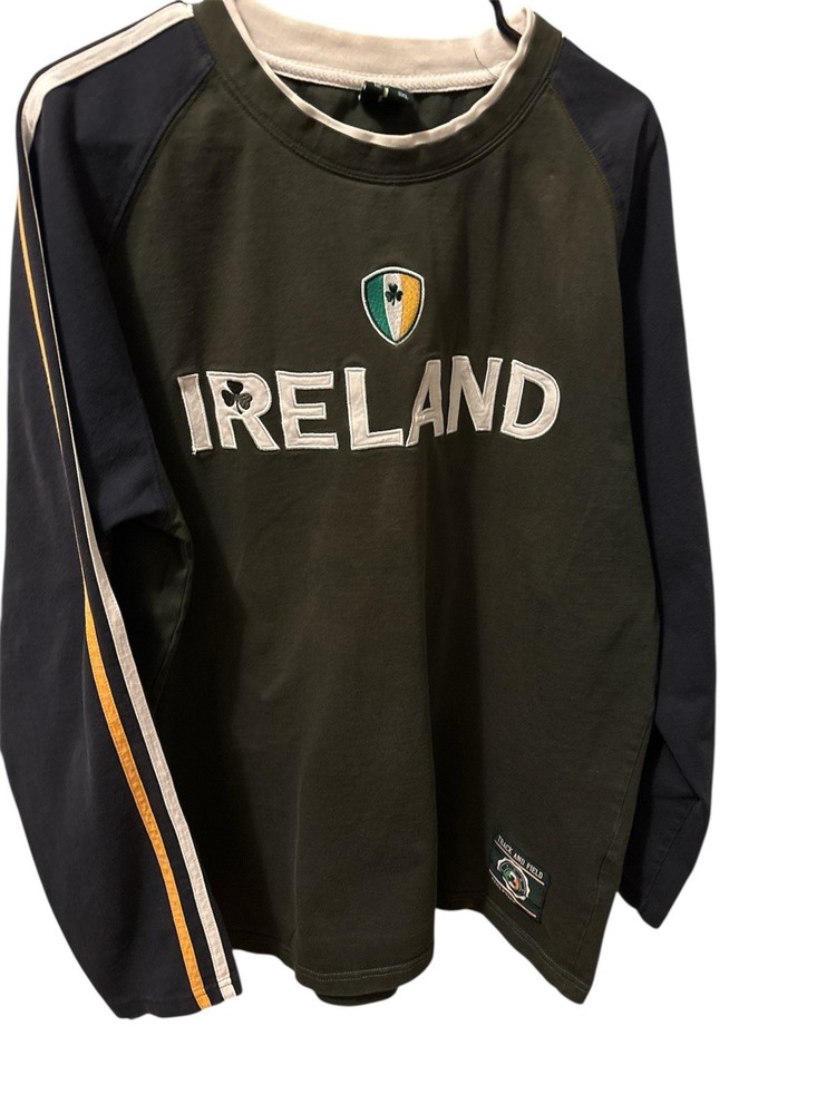 Retro Irish Men’s 3 XL Ireland Heavy Cotton Sweater Sweatshirt Mens Jumper