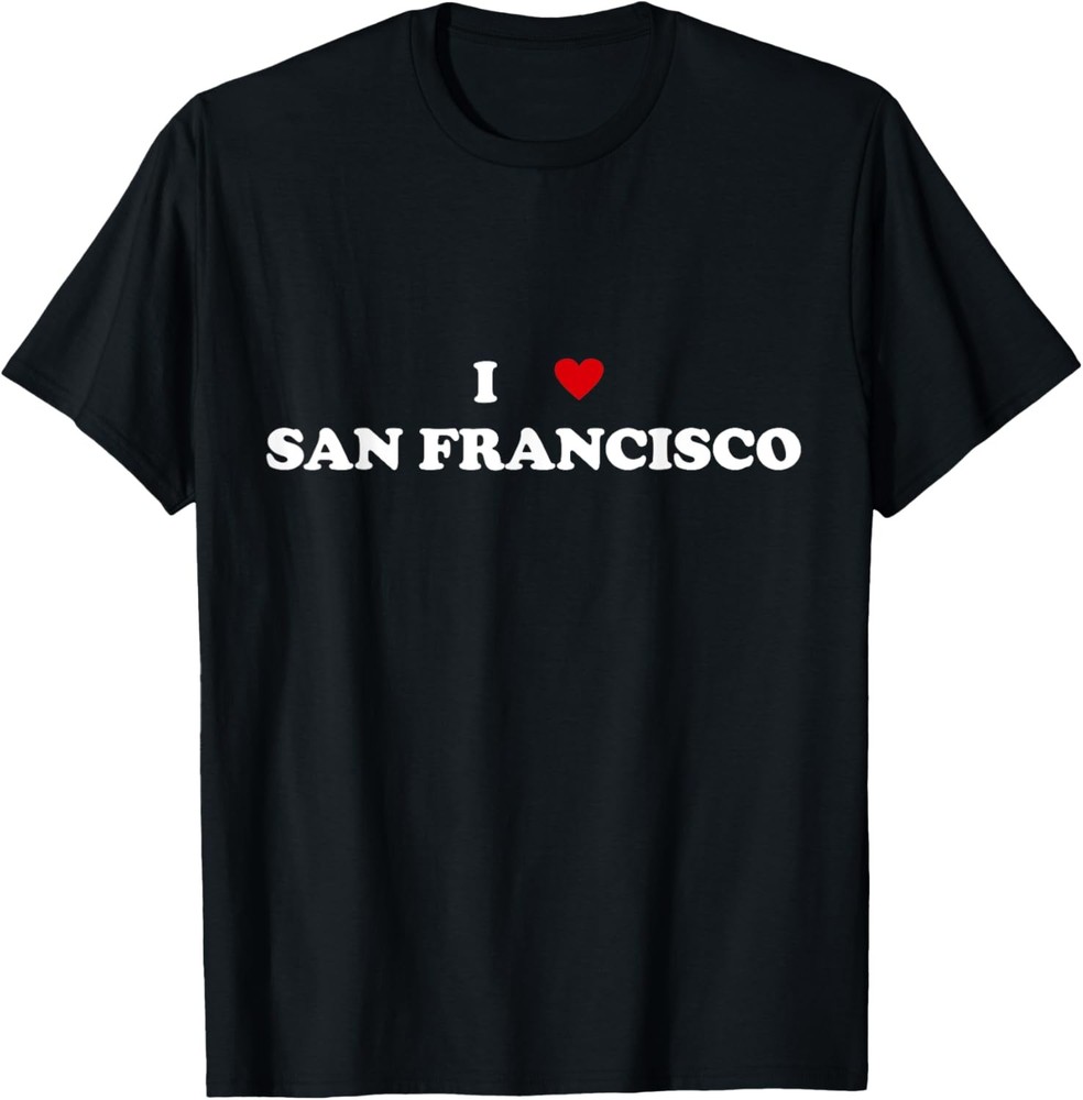 I Heart USA City – I Love San Francisco T-Shirt