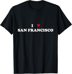 I Heart USA City – I Love San Francisco T-Shirt