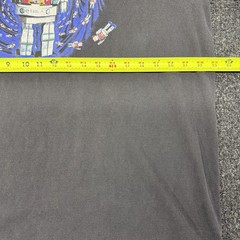 Fashion Victim Men’s Toy Robot Faded Black T Shirt Size XL