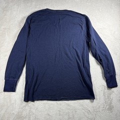 Duofold Men’s L Blue Wool Two Layer Base Hike Merino Outdoors Trekk Prep #6A