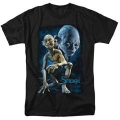 Lor Smeagol Licensed Adult Unisex T-Shirt Regular Fit Tee SM-3X