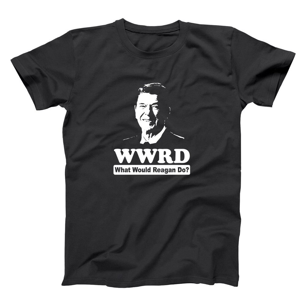 What Would Ronald Reagan Do Funny Republican Black Basic Men’s T-Shirt