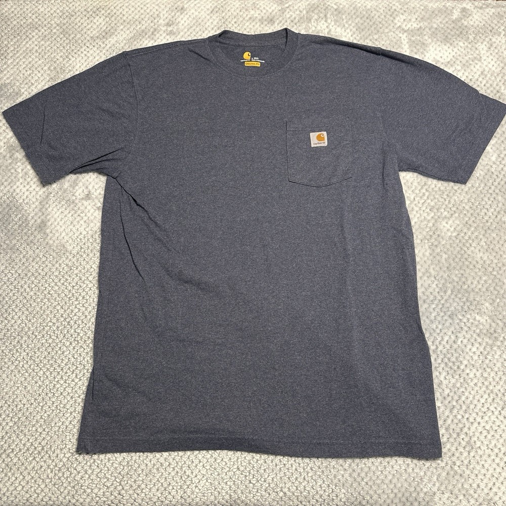 Carhartt Original Fit Gray Pocket T Shirt Tall Large