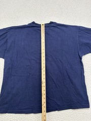 Vtg 80s Tommy Hilfiger Embroidered Flag Blue Red T-Shirt Size XL Nautical Boxy