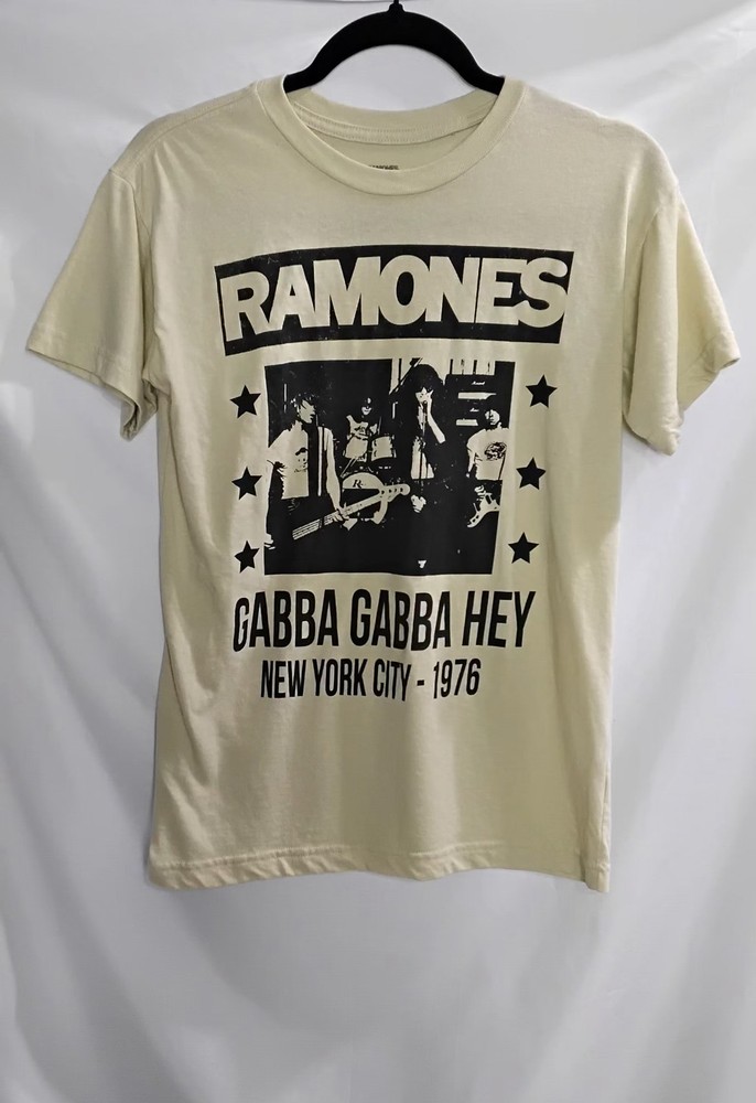 Ramones Gabba Gabba Hey New York City 1976 Graphic Band T-Shirt Men’s Size Med