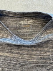 American Eagle Shirt Mens Medium Active Flex Waffle Knit Thermal Base Layer Tee