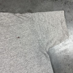 Vintage School T Shirt Mens Large Gray Faded Single 90s USA Preowned