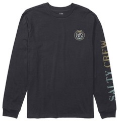 Salty Crew Simple Fade Men’s Long Sleeve T-Shirt – Black – New