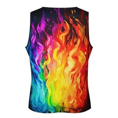 Rainbow Summer Lightweight 3D Tank Top