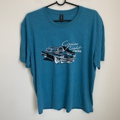 Car T Shirt Sz XL Unisex Classic Ohio Cruise Night 2020 Anvil Tee Tri Blend Soft