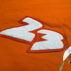 Jordan 8 VIII Graphic T-Shirt Jumpman Logo Orange Casual Top Mens Large