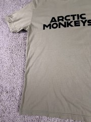 Arctic Monkey North American Tour Rock Green T-Shirt Size Medium New