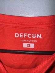 2024 Defcon 32 “Goon” Staff T-Shirt Graphic Red/Purple/Black Size XL RARE HTF