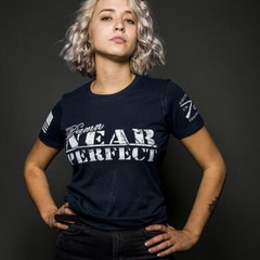 Grunt Style Women’s Damn Near Perfect Crewneck T-Shirt – Midnight Navy