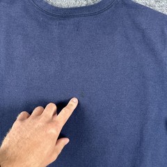 Taylor Stitch Shirt Mens 44 Blue Pocket Tee Recycled Cotton Blend Crewneck