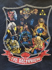 Iron Maiden First 10 Years Shirt. Vintage 1990. Up The Irons!