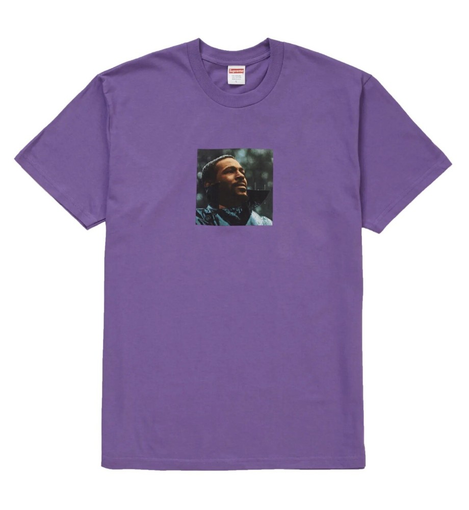 DS Purple Supreme Marvin Gaye Tee Sz Large FW18 New In Bag