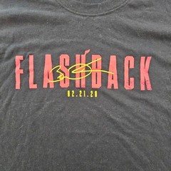 Dwyane Wade Miami Heat 2-21-20 Flashback Black Short Sleeve T-Shirt Men’s XL