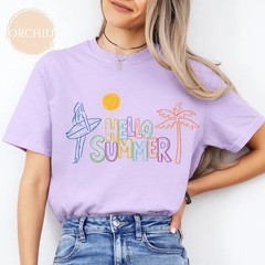 Hello Summer Comfort Tee Summer