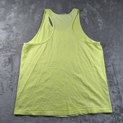 Vintage Panama Jack Tank Top Mens Large XL Yellow 80s Neon Single Stitch USA