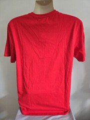 Eternity BC/AD Mens Large Bright Red Scream Horror Bear Short Sleeve T-shirt NEW