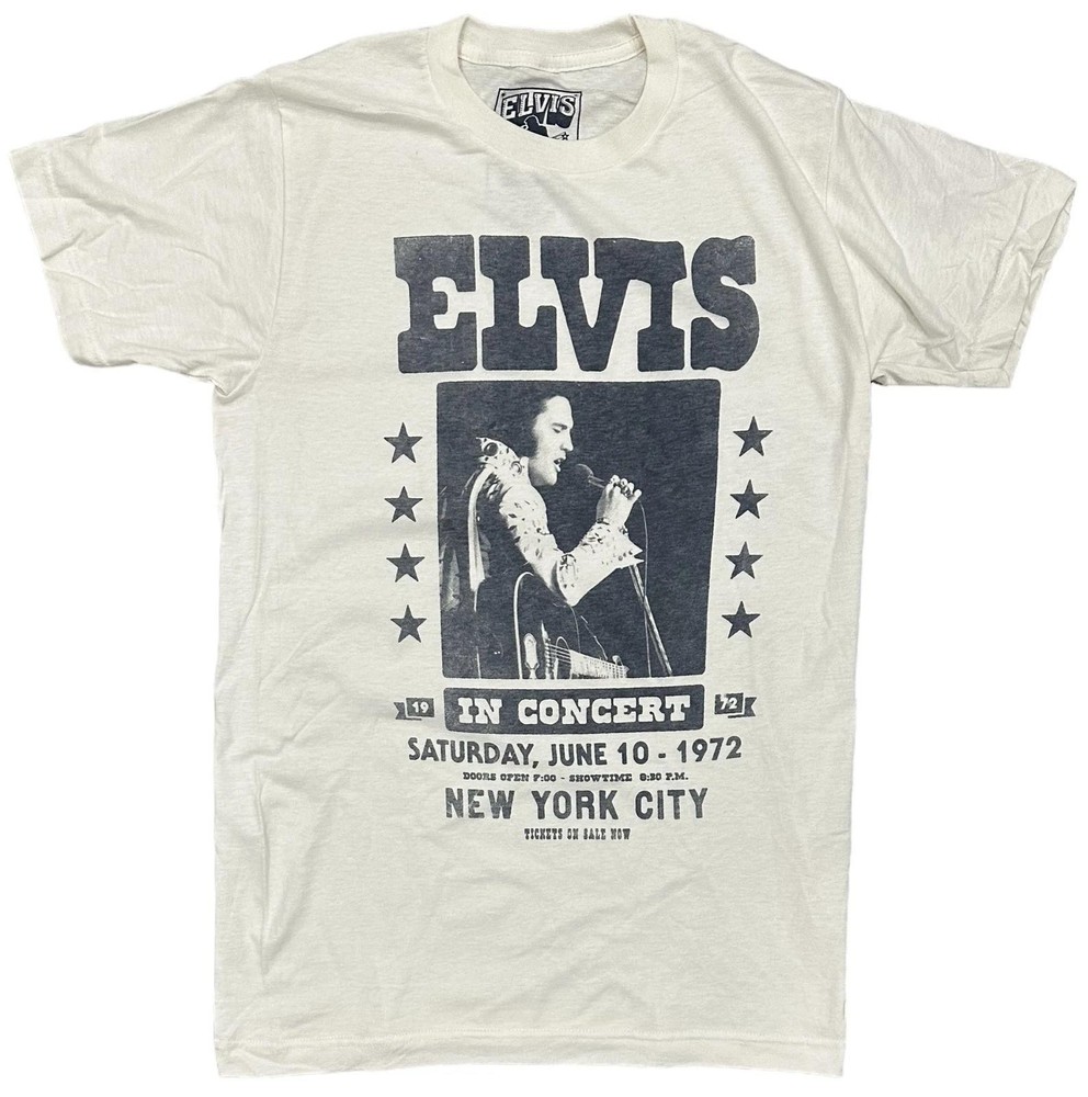 Elvis Presley Merchandise In Concert 1972 Vintage Tee Reprint TShirt