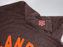 Homage Cleveland Is The City T-Shirt Men’s S Brown Poly Cotton Rayon YGI D4-1