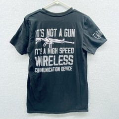 Shield Republic Shirt Mens Medium Black High Speed Wireless Graphic Tee Cotton