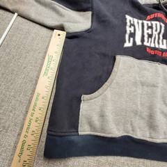 VINTAGE 90s Everlast Crop Top Long Sleeve Boxing Sweatshirt Size XL Athletics