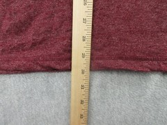 Hudson Barrow Shirt Mens 3X Red Heather Henley Neck Pocket Tee Adult 3XL