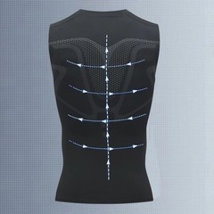 Shaperluv Male Shaper Tank Chest Gynecomastia Compression Tank Top