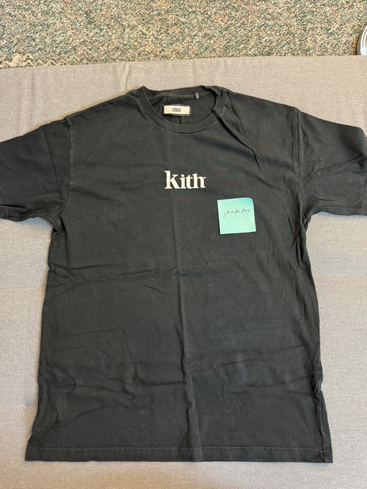 Kith classic script Shirt Size XL Used Vintage Black
