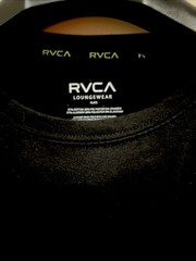 RVCA Loungewear Men’s T Shirt Size XL Black Tiger Logo