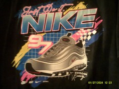 NEW NIKE RACING “Air Max 97 Racing Tee” MEN’S BLACK PINK T-SHIRT 2XL DR8000-010