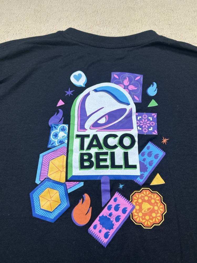 Taco Bell Employees 3 Button T Shirt Men’s Size Large