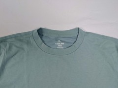 Hollister Mens Size Small Cooling Tee Blue Teal Relaxed Fit Short Sleeve T-Shirt