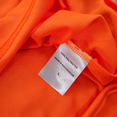 Dirty Hooker Shirt Mens Large Orange Performance Fishing Beach Beer Outdoor A4
