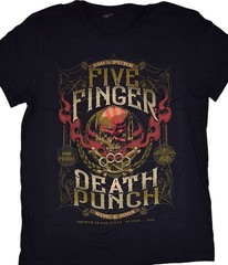 [Limited Edition] Vintage Five Finger Death Punch Hundred Proof Black T-Shirt Li
