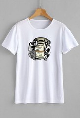 UNISEX MEN WOMEN TEE TSHIRT SUBLIMATION 100% POLYESTER MONEY GRIP CASH BIG HAND