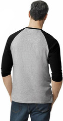 Men’S Heavy Cotton 3/4 Raglan T-Shirt, Style G5700, 2-Pack