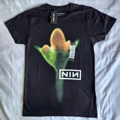 Nine Inch Nails NIN The Fragile Blurry Flower Rock Band Black S M L XL T-Shirt
