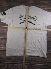 Howitzer Patriot Mens XL White T Shirt Military Veteran We The People America…