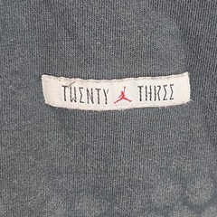 Jordan Men’s Large Black Graphic T-Shirt Geometric Pattern Jumpman Logo • Read